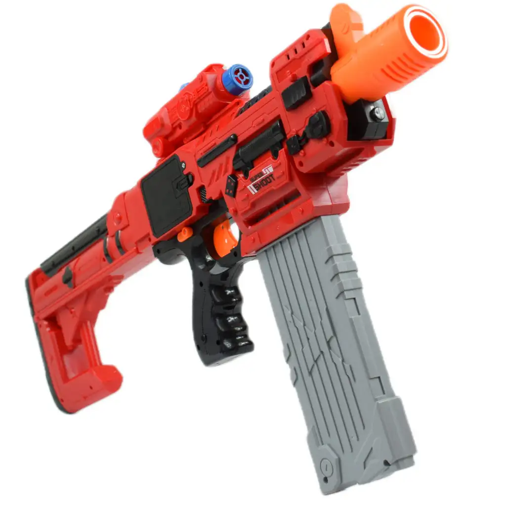 imagen de Sniping: Arma de dardos de esponja eléctrica transformable con balas y diana 79cm 8