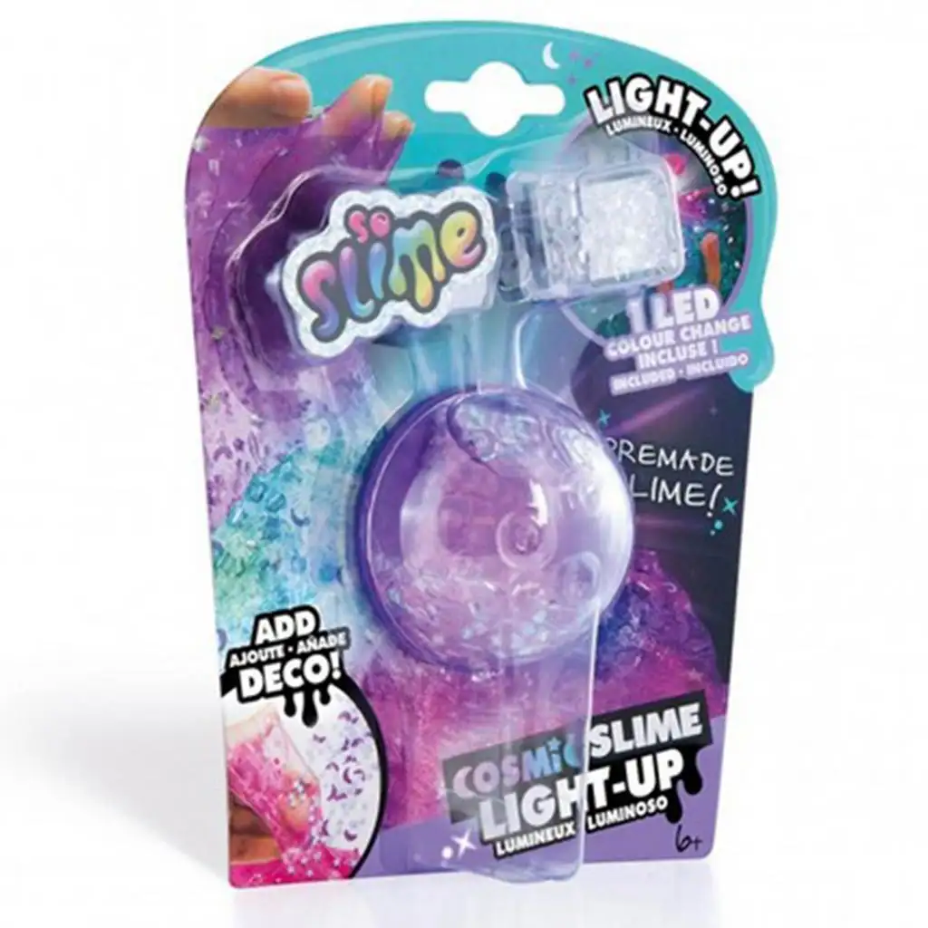 imagen de So Slime slime cósmico iluminado por LED en varias versiones 2