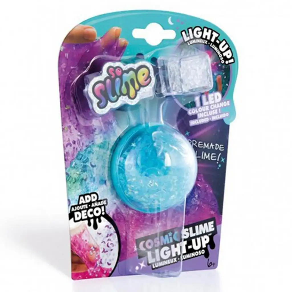 imagen de So Slime slime cósmico iluminado por LED en varias versiones 1