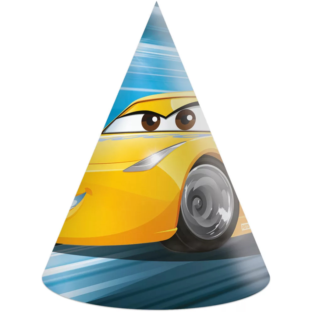 imagen de Sombrero de fiesta de Cars set de 6 piezas 2