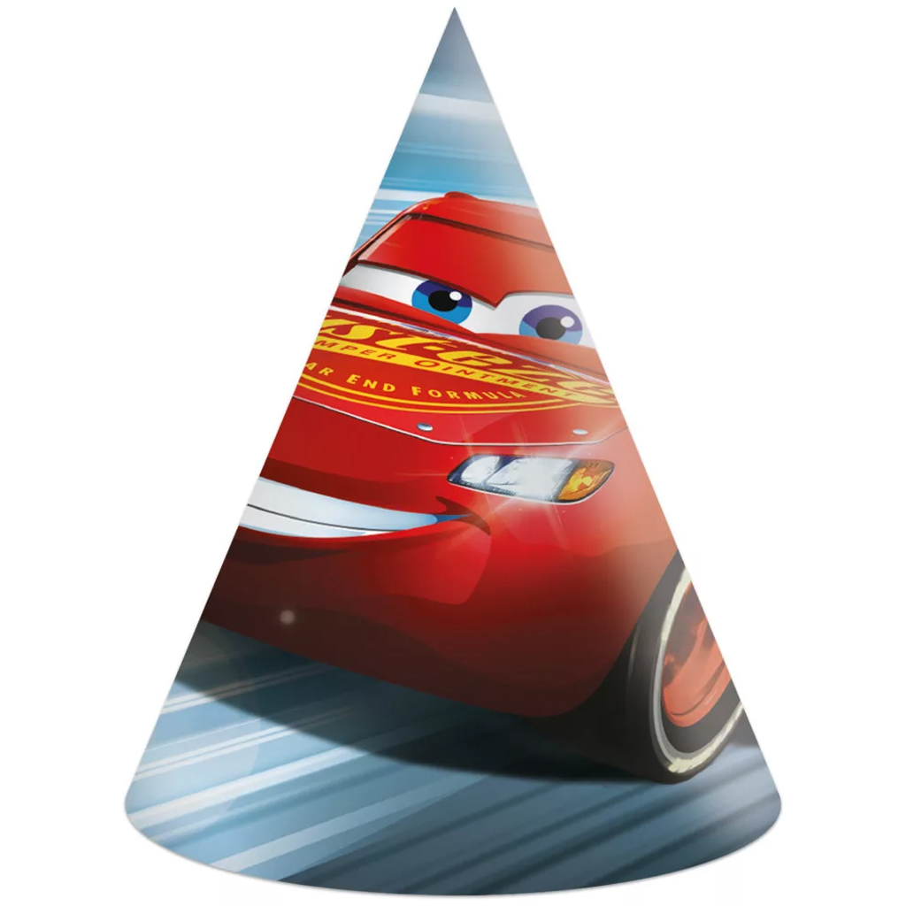 imagen de Sombrero de fiesta de Cars set de 6 piezas 1