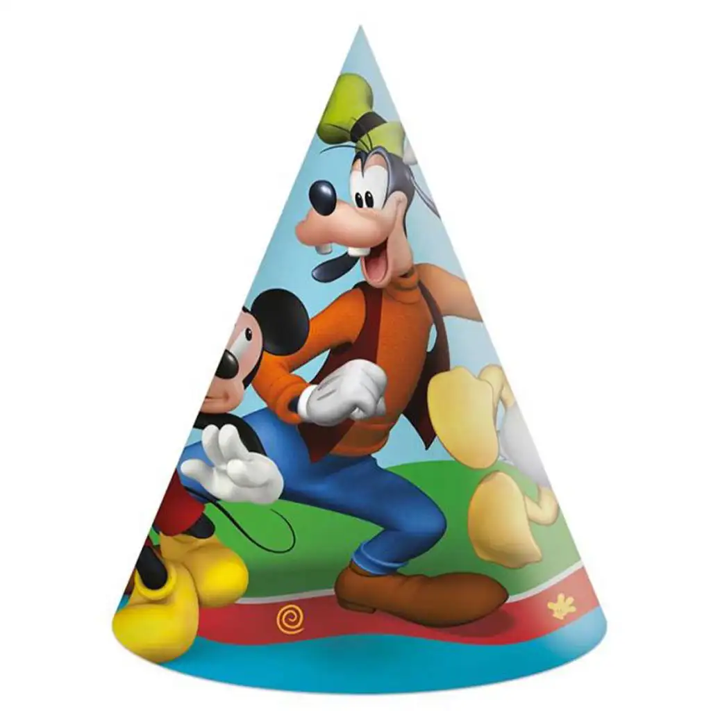 imagen de Sombrero de fiesta de papel de Disney Mickey Mouse, set de 6 unidades 1