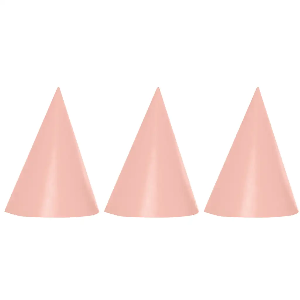 imagen de Sombrero de fiesta rosa set de 6 unidades 1