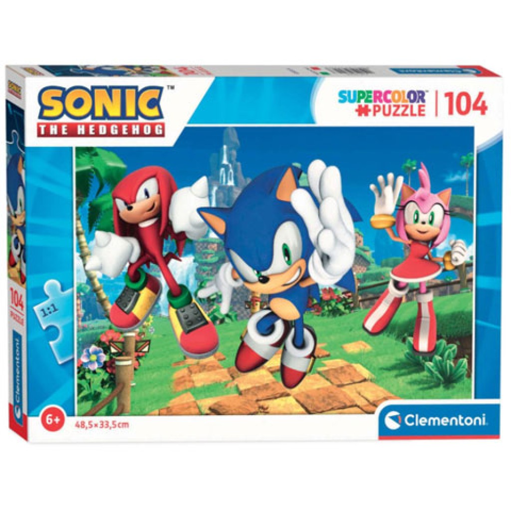 imagen de Sonic 104db Super Color Puzzle - Clementoni 1