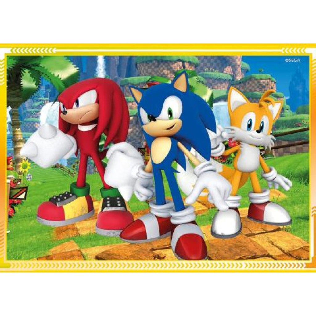 imagen de Sonic 4 en 1 puzzle - Clementoni 2