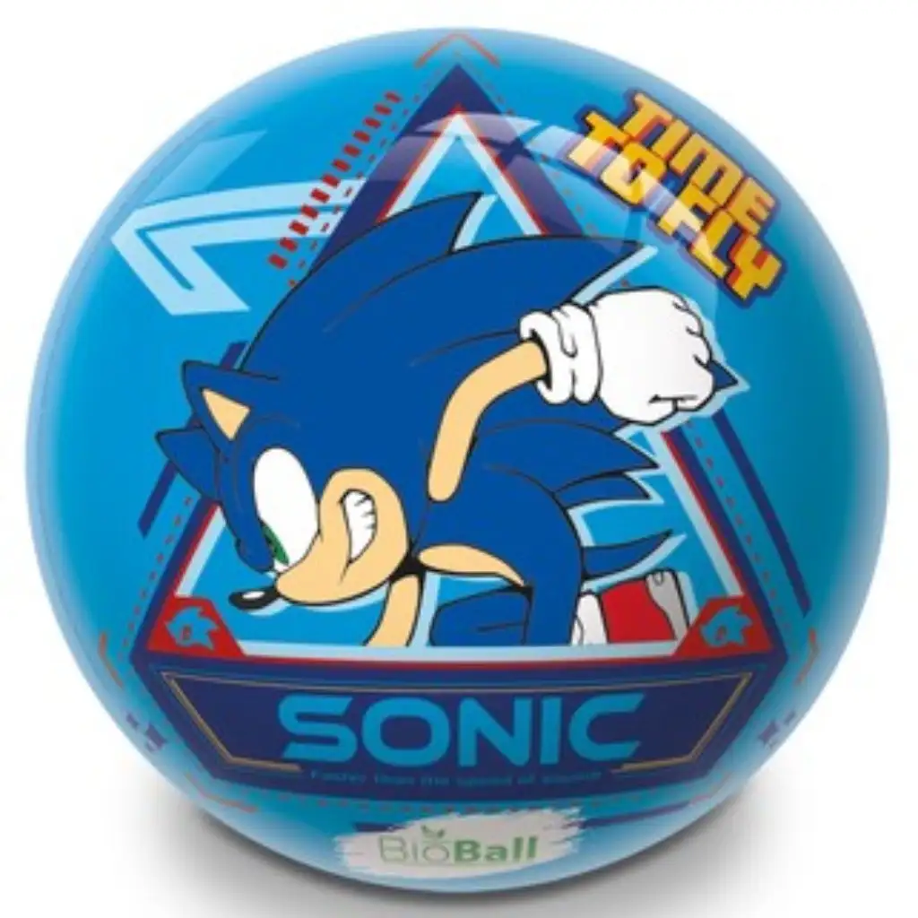 imagen de Sonic el erizo Bio Ball pelota de goma de 14cm - Mondo Toys 1