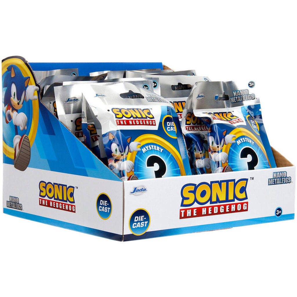 imagen de Sonic: Figura de metal sorpresa Nano Metalfigs, varios, 1 unidad - Jada Toys 1