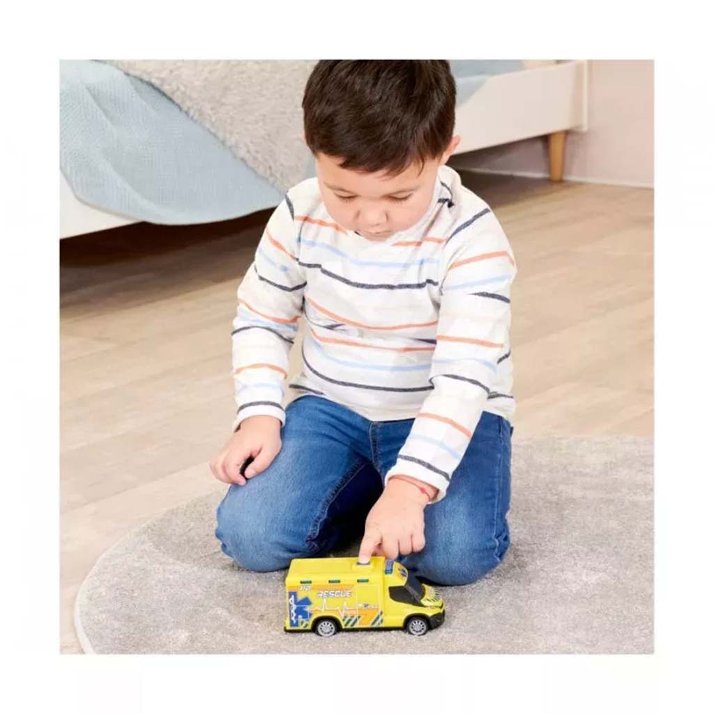 imagen de SOS Iveco ambulancia con sonido y luz de 18 cm - Dickie Toys 4