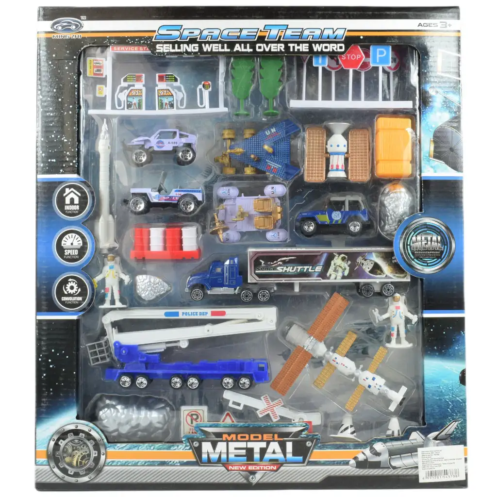imagen de Space Team: Conjunto de juego espacial con vehículos, satélites y accesorios 7