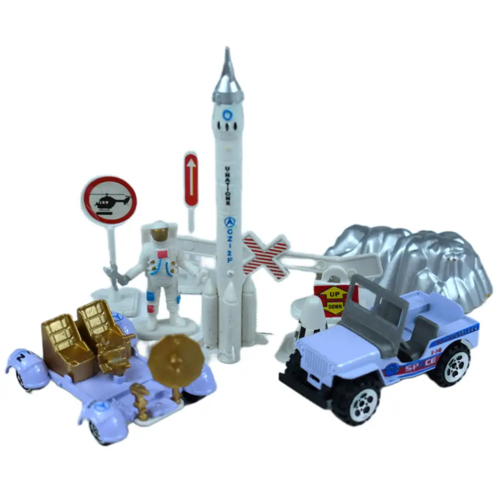 imagen de Space Team: Set de juego espacial con vehículos y accesorios en varias versiones 1ud 6
