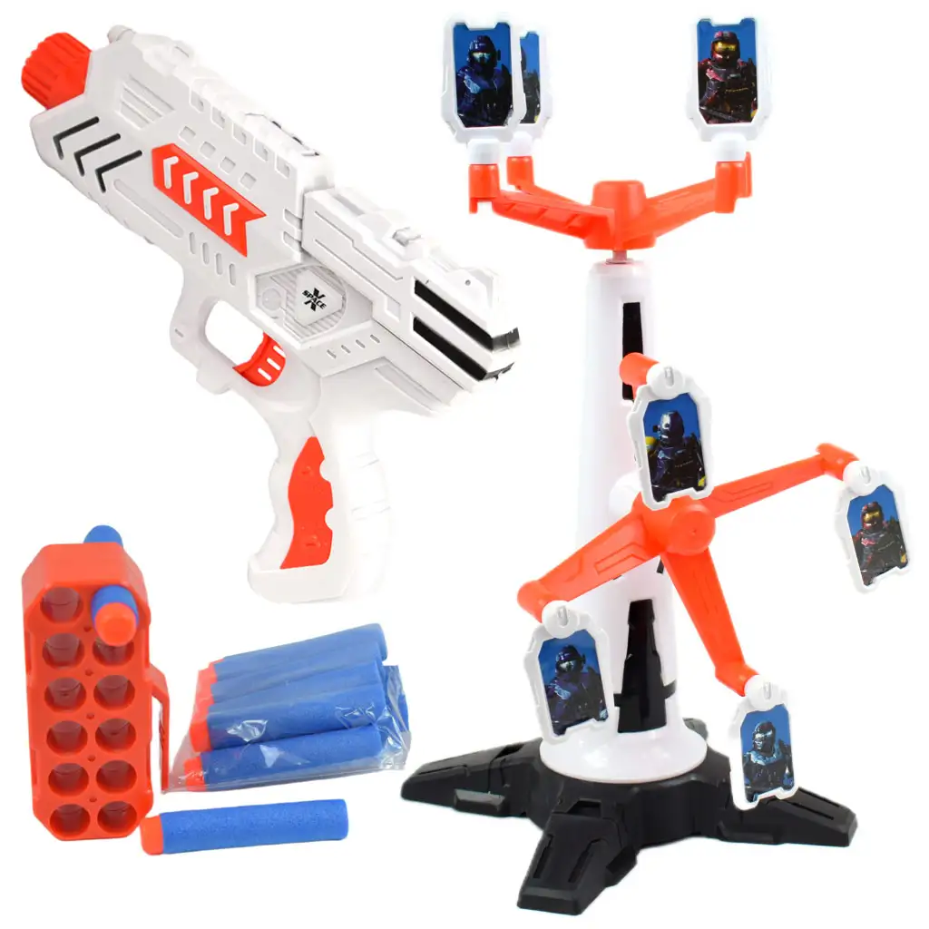 imagen de Space Wars: Arma de espuma con diana giratoria y balas 2
