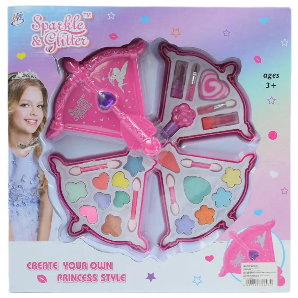imagen de Sparkle & Glitter: Set de maquillaje de tres niveles en forma de flecha 7