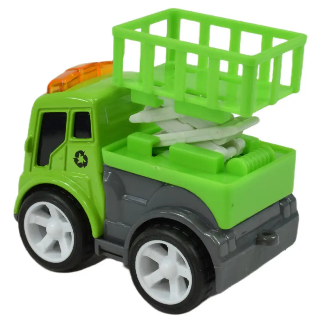 imagen de Speed Racer: Camión de basura con ruedas en varias versiones 6cm 1ud 4