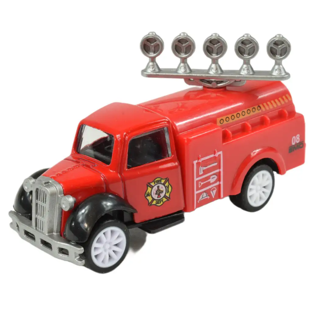 imagen de Speed Racer: Camión de bomberos con ruedas en varias versiones 7cm 1ud 4
