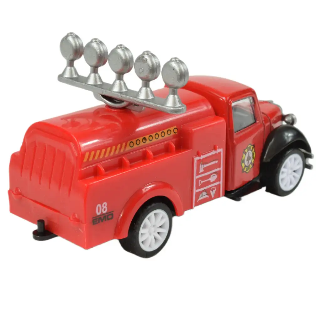 imagen de Speed Racer: Camión de bomberos con ruedas en varias versiones 7cm 1ud 5