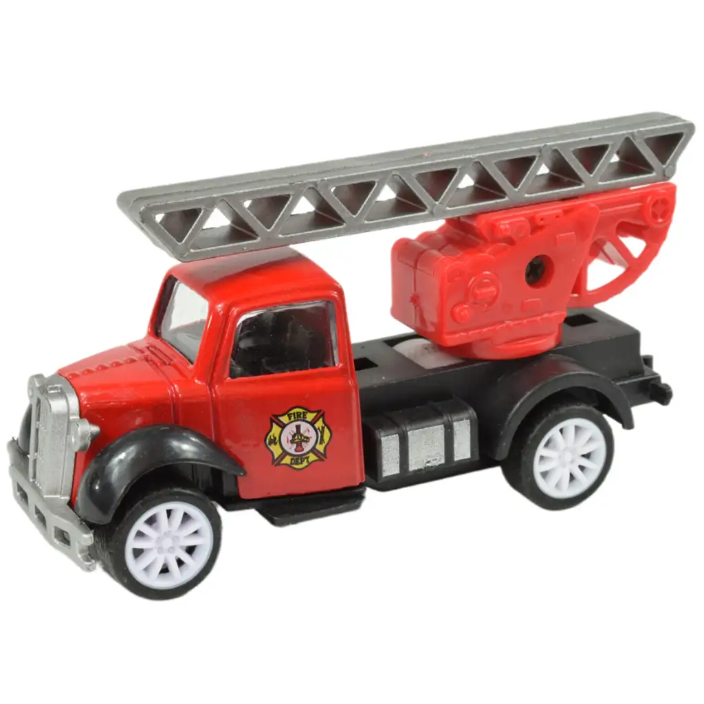 imagen de Speed Racer: Camión de bomberos con ruedas en varias versiones 7cm 1ud 6