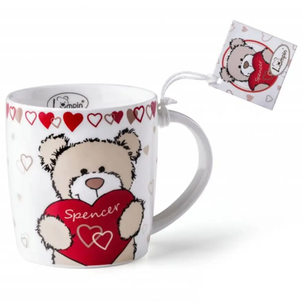 imagen de Spencer el oso taza de porcelana 1