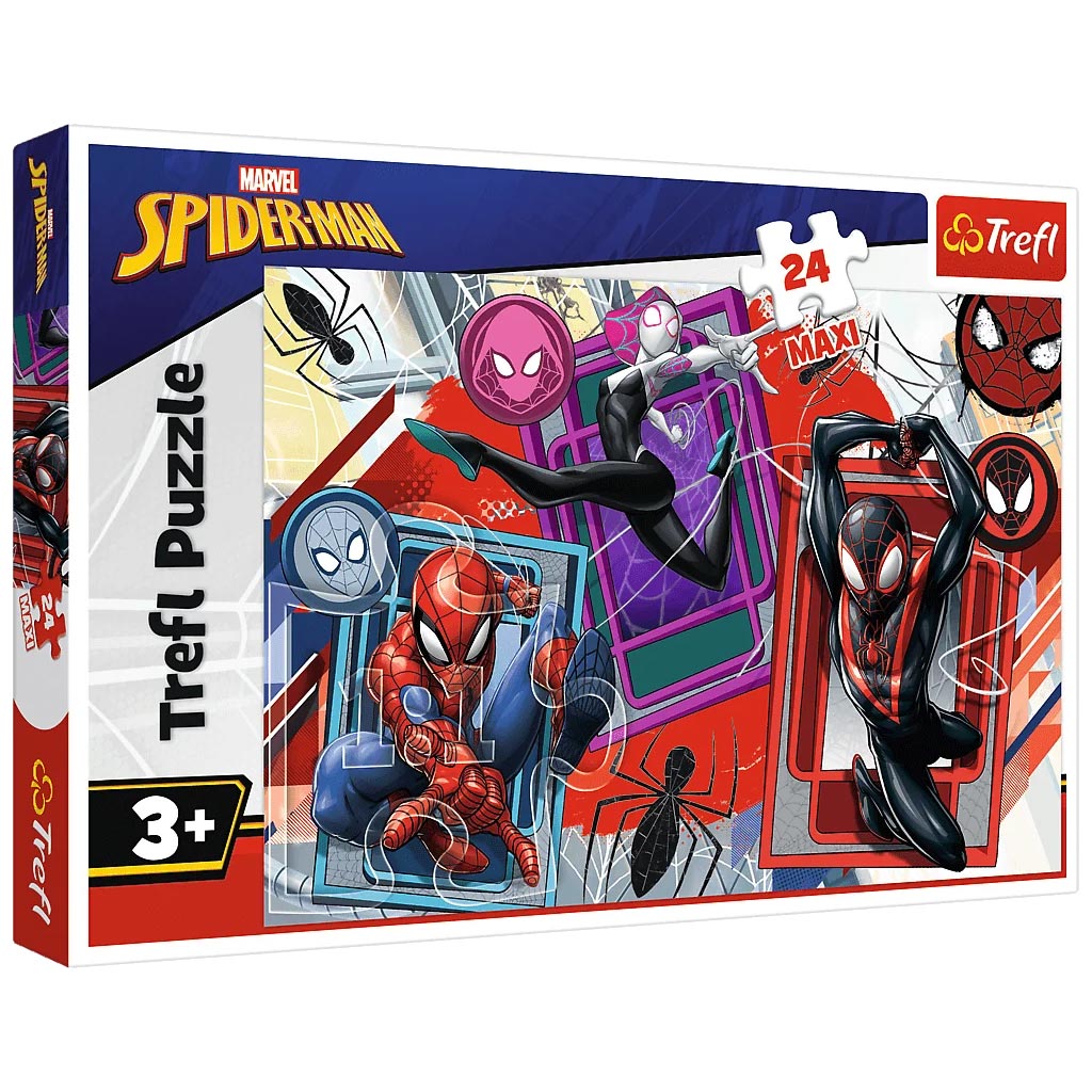 imagen de Spider-Man: Hacia el multiverso 24 piezas maxi puzzle - Trefl 1
