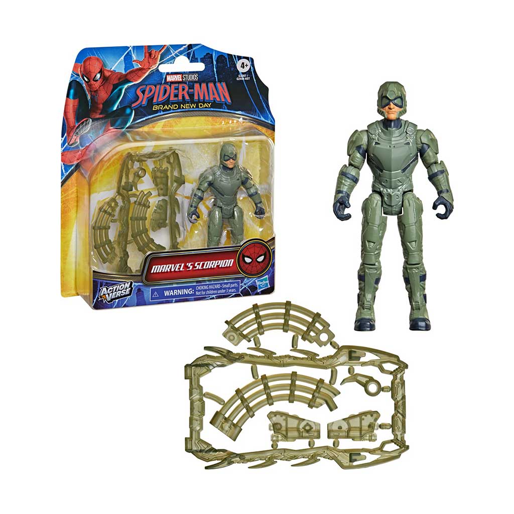 imagen de Spider-Man Nuevo Día: figura de Escorpión con accesorios 11cm – Hasbro 2
