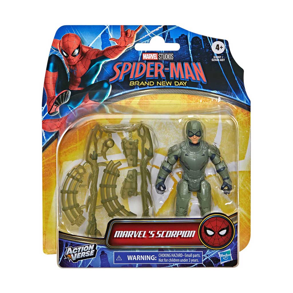 imagen de Spider-Man Nuevo Día: figura de Escorpión con accesorios 11cm – Hasbro 1