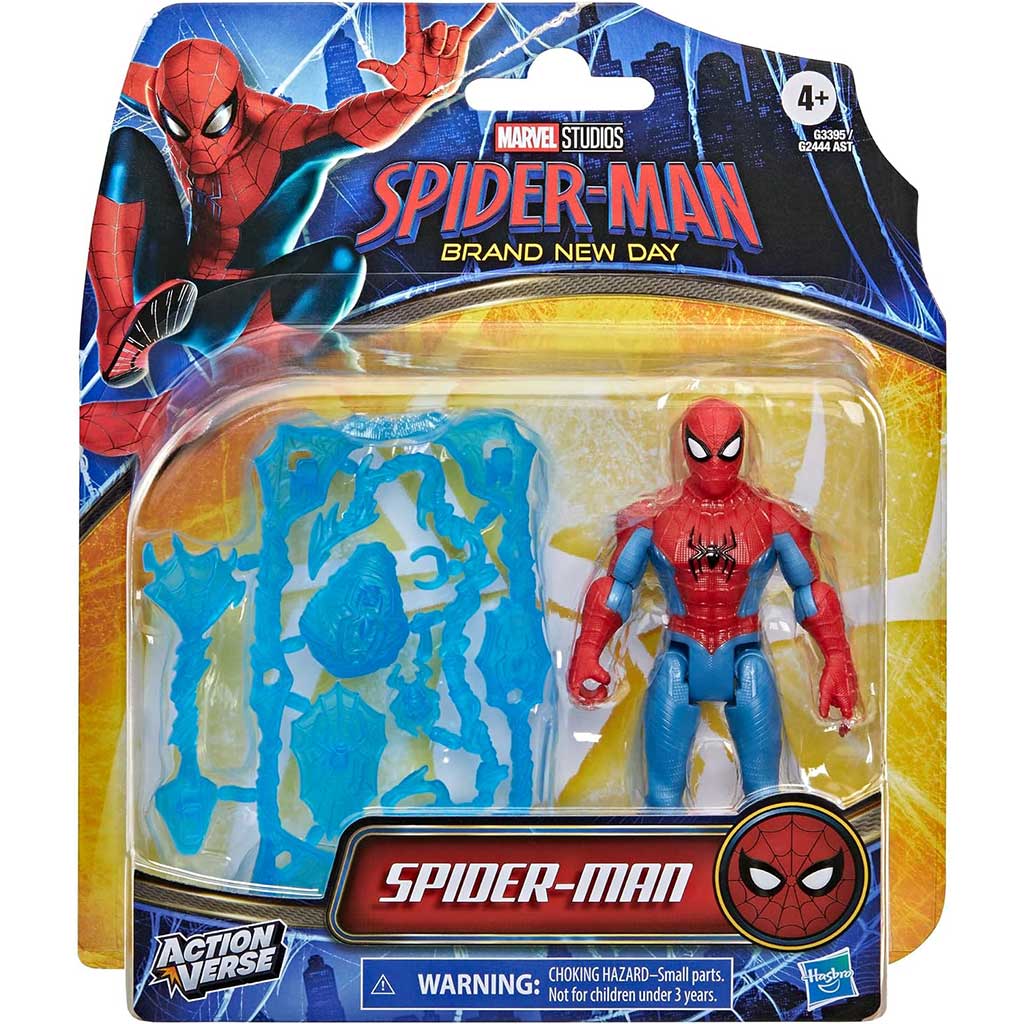 imagen de Spider-Man Nuevo Día: Figura de Spider-Man con accesorios 11cm – Hasbro 1