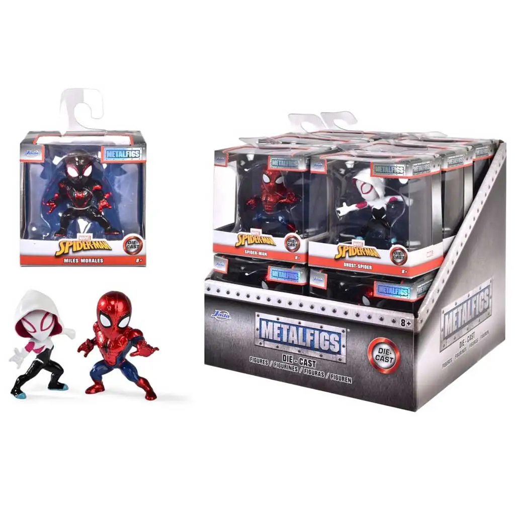 imagen de Spider-Man: Póki y sus maravillosos amigos figura de acción de metal premium 7cm en varias versiones 1ud - Jada Toys 1