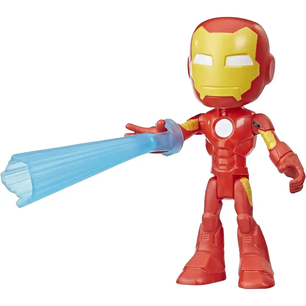 imagen de Spider-Man: Póki y sus maravillosos amigos figura de Iron Man con accesorio 10cm - Hasbro 2