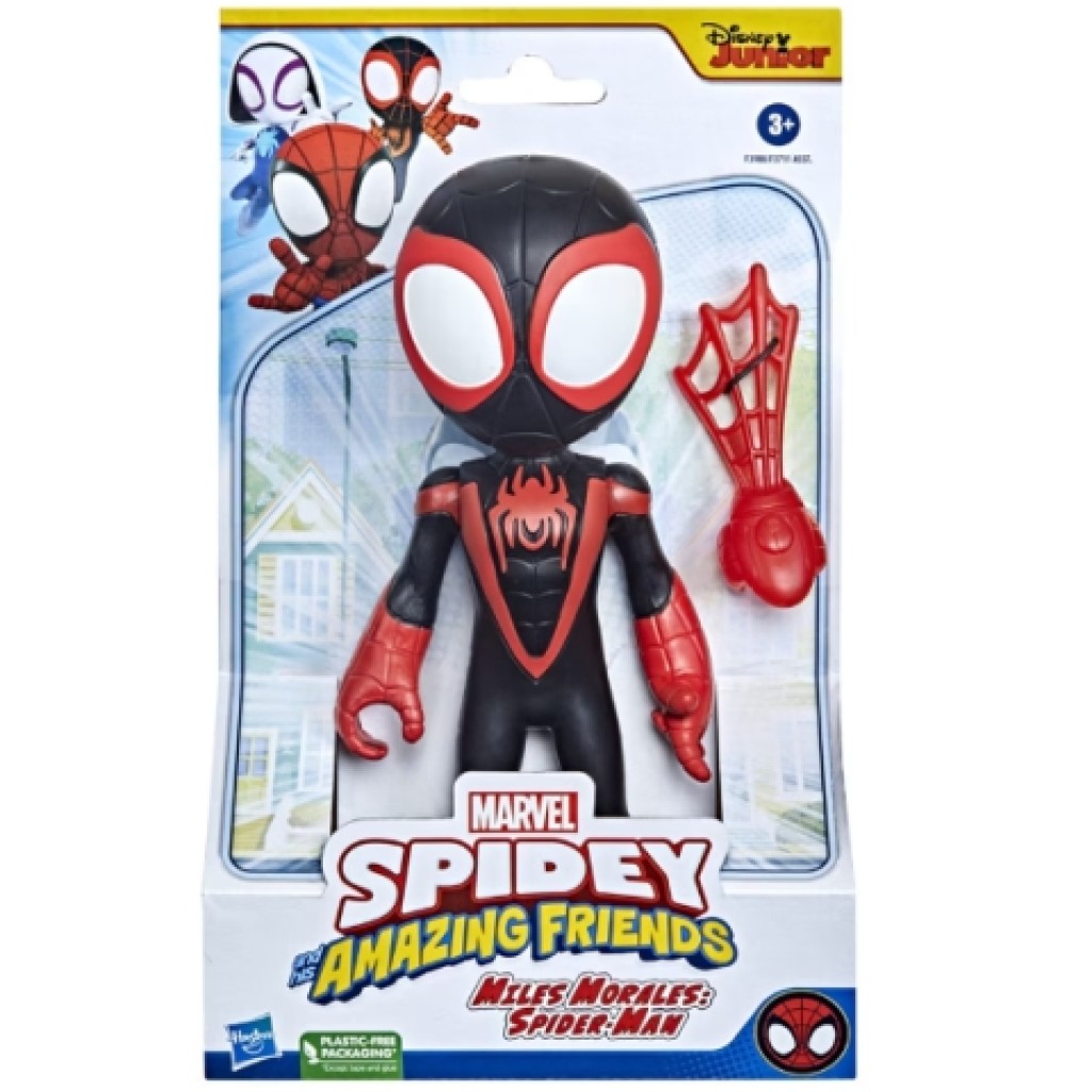 imagen de Spider-Man: Póki y sus maravillosos amigos figura de Miles Morales con accesorio 23cm - Hasbro 1