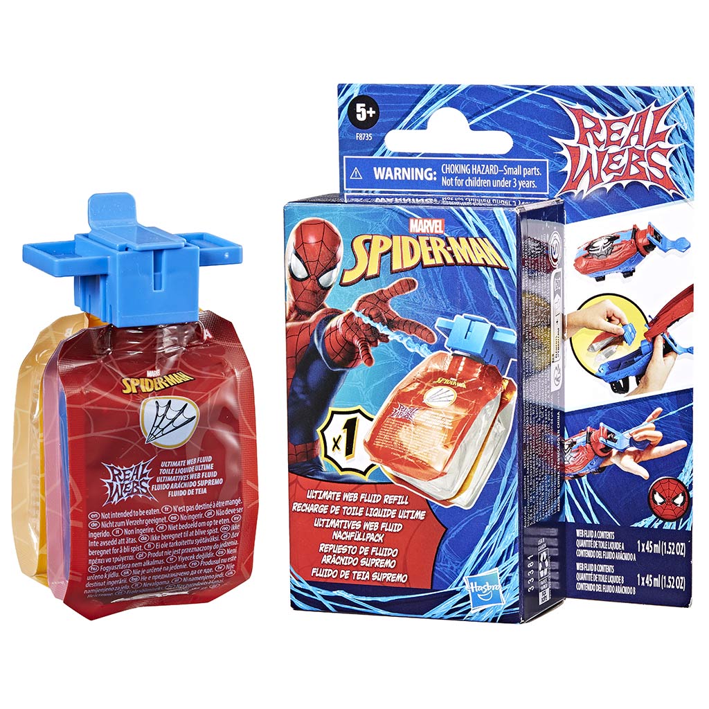 imagen de Spider-Man: Real Webs Ultimate recarga de líquido lanzador de telarañas - Hasbro 2