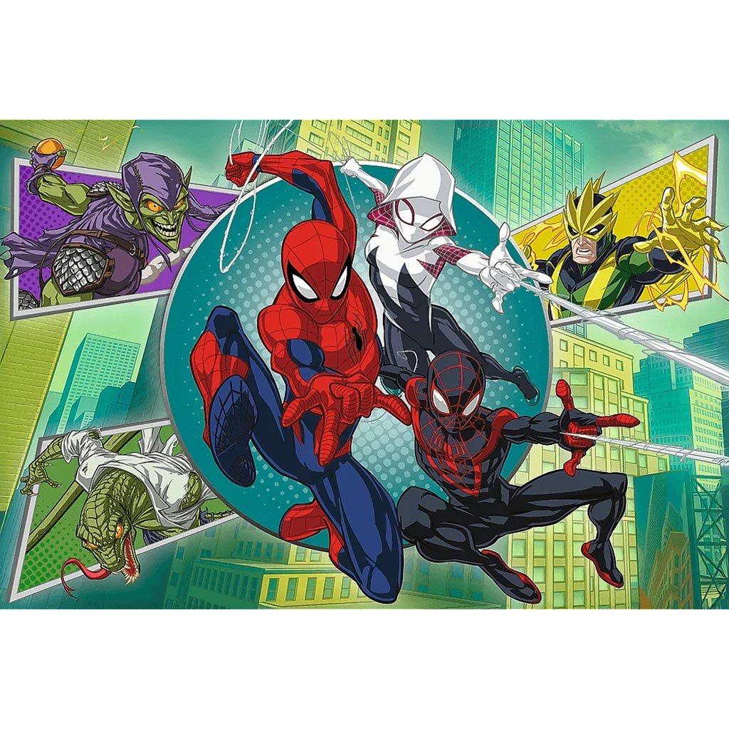 imagen de Spider-Man y sus amigos puzzle de 100 piezas - Trefl 2