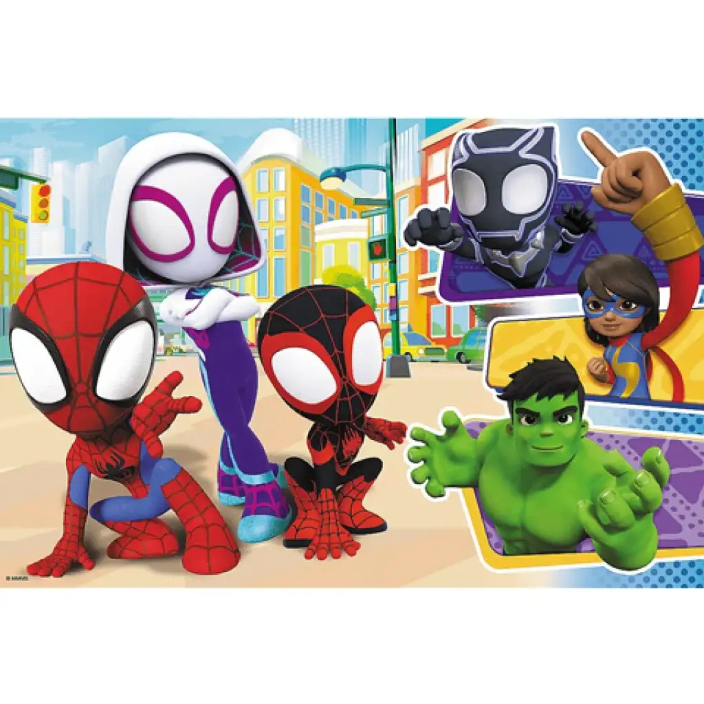 imagen de Spider-Man y sus amigos rompecabezas Maxi de 24 piezas - Trefl 2