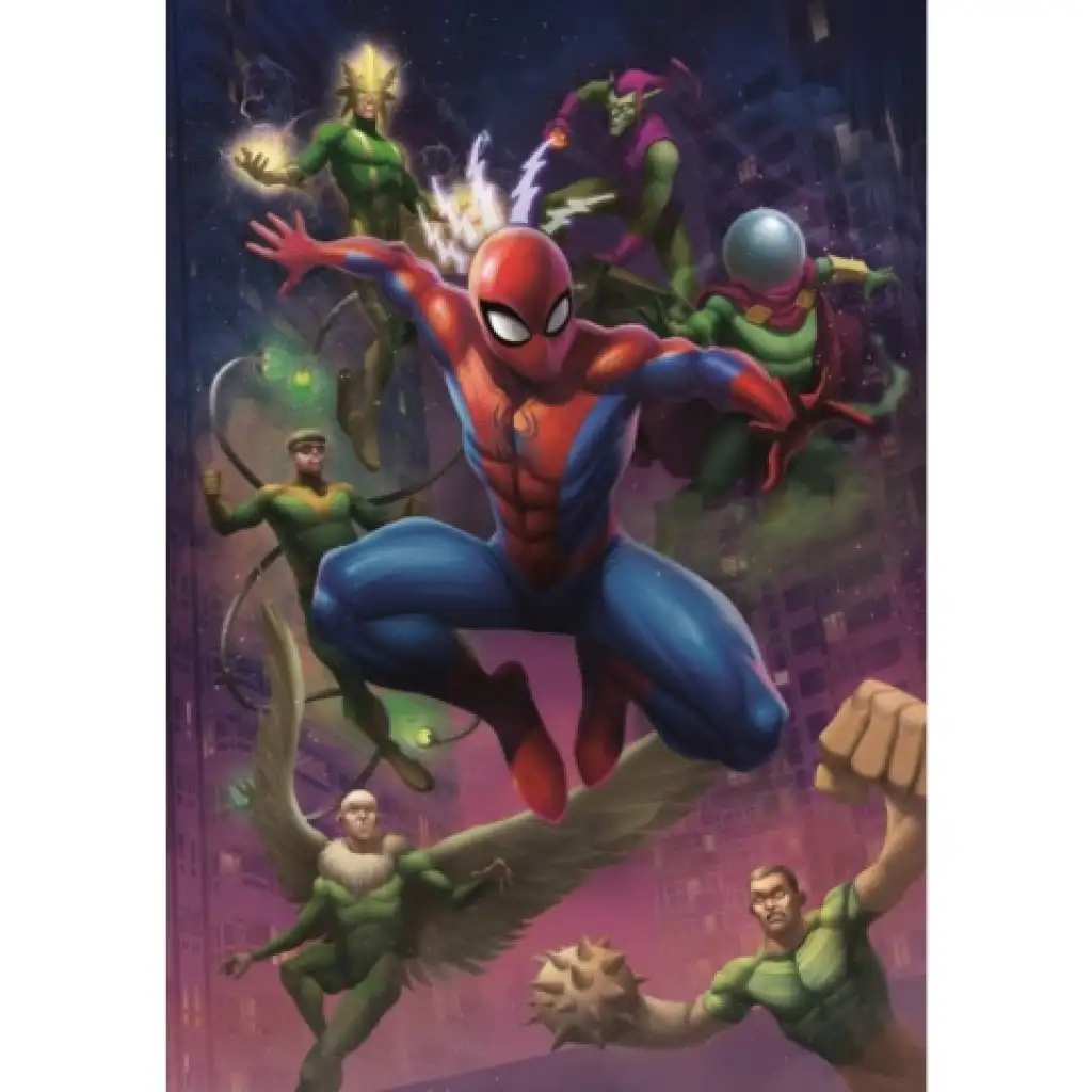 imagen de Spider-Man y sus temibles enemigos rompecabezas HQC 1000 piezas - Clementoni 2