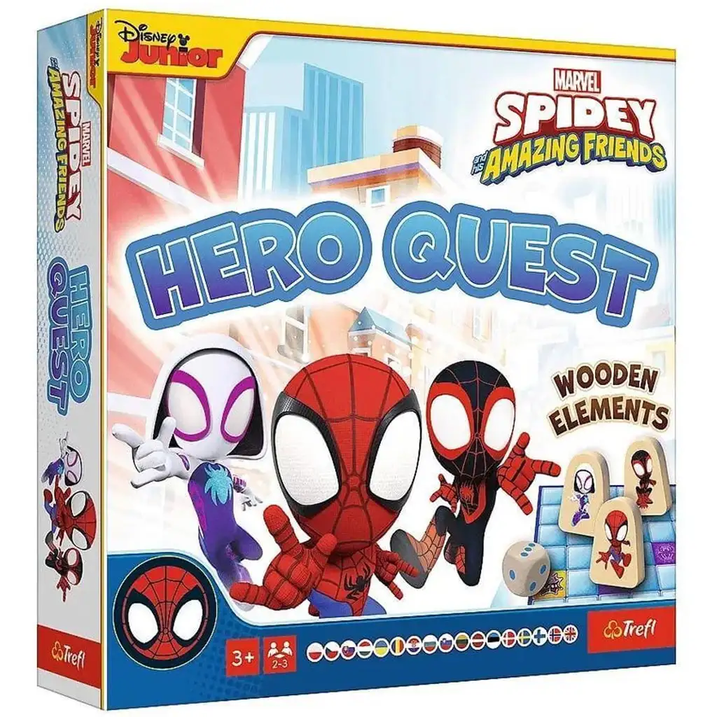 imagen de Spidey y sus amigos: Héroes en acción juego de mesa - Trefl 1