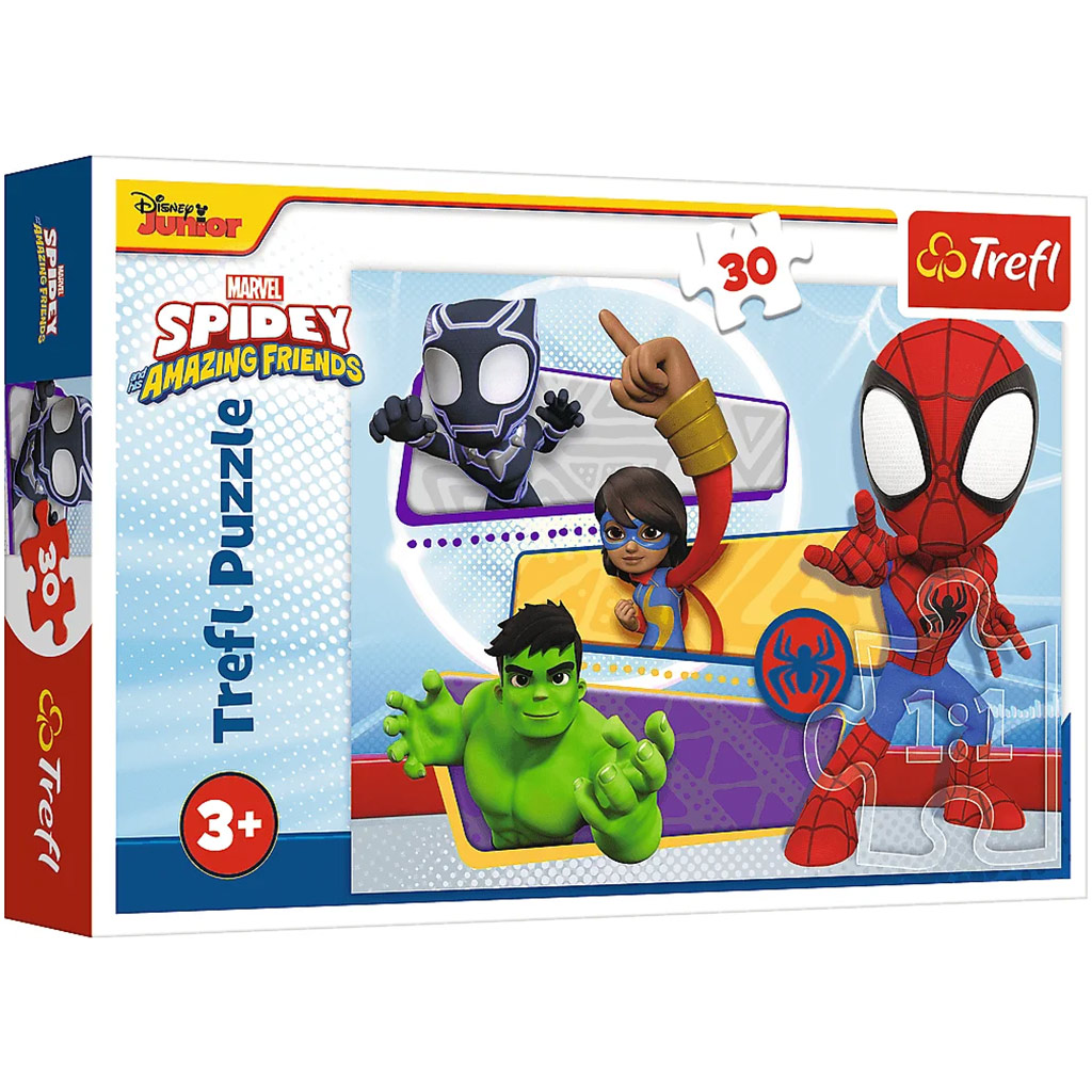 imagen de Spidey y sus amigos rompecabezas de 30 piezas - Trefl 1