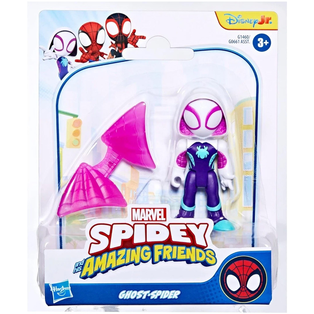 imagen de Spidey y sus asombrosos amigos: figura de acción de Ghost-Spider con accesorio - Hasbro 1