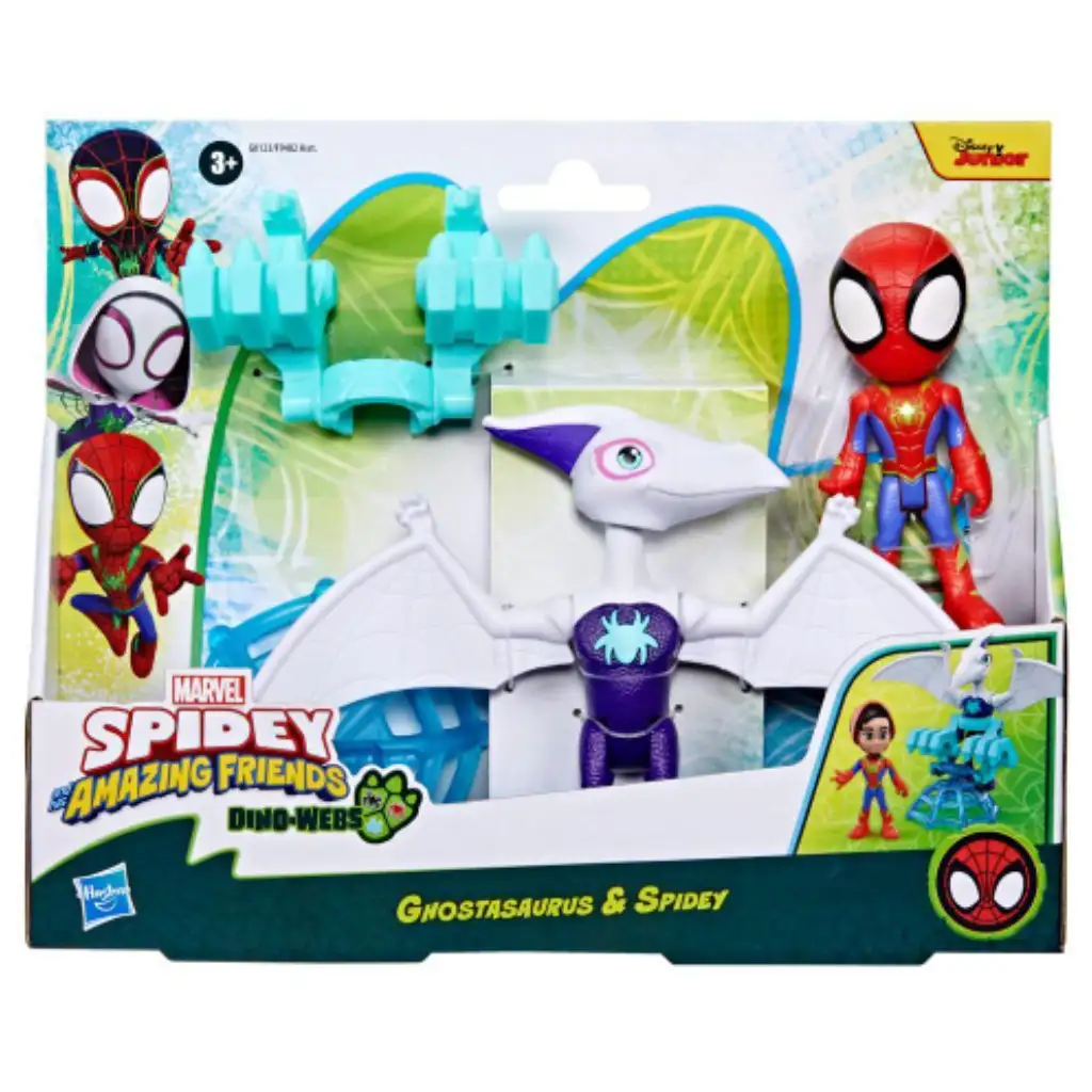 imagen de Spidey y sus asombrosos amigos: set de figuras de acción Ghostasaurus y Spidey - Hasbro 1