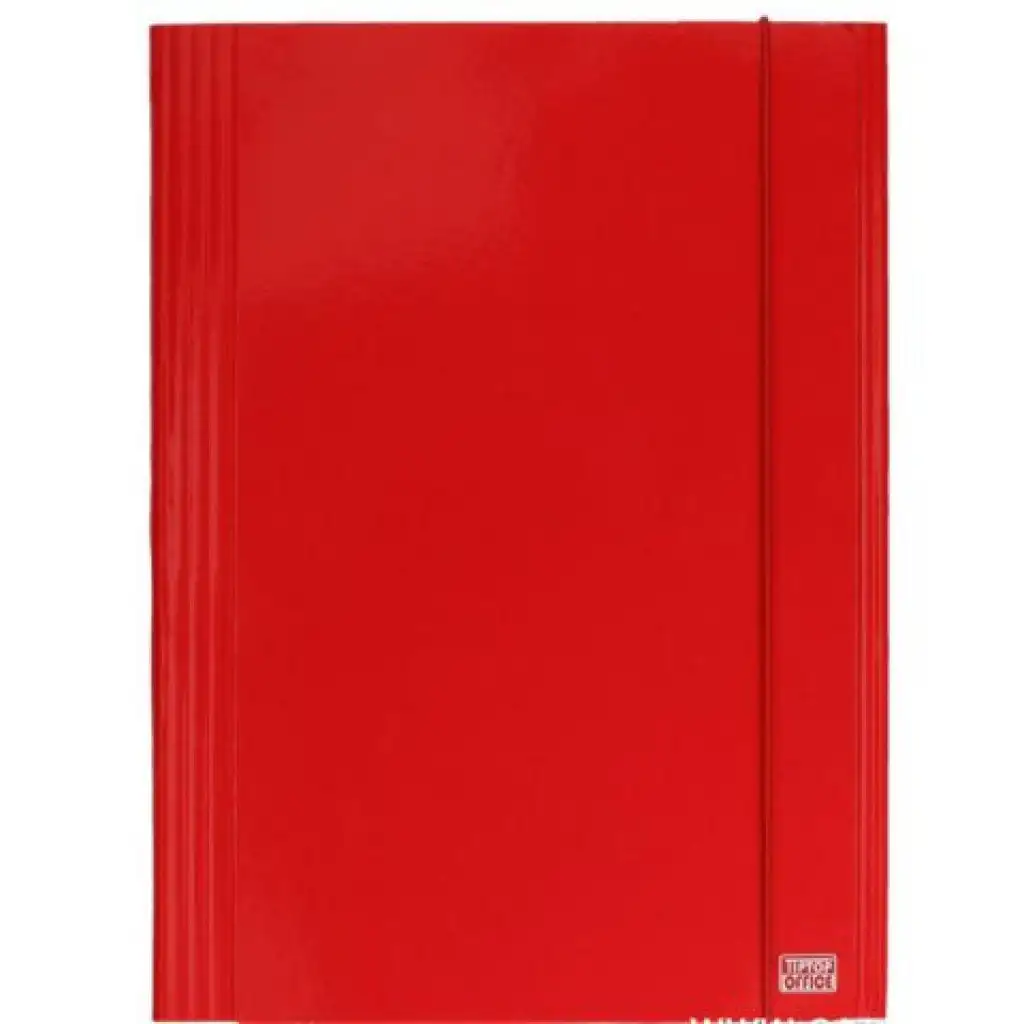 imagen de Spirirt: Carpeta de cartón roja con goma A3 de 900 g 1