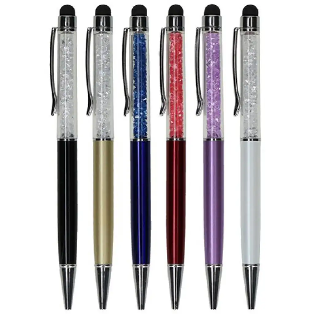 imagen de Spirit: Bolígrafo capacitivo con cristal de diamante en varios colores 1ud 2