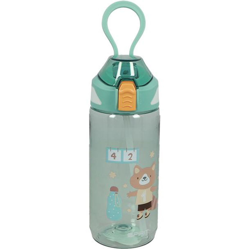 imagen de Spirit: Botella de agua de oso verde para niños 570ml 1