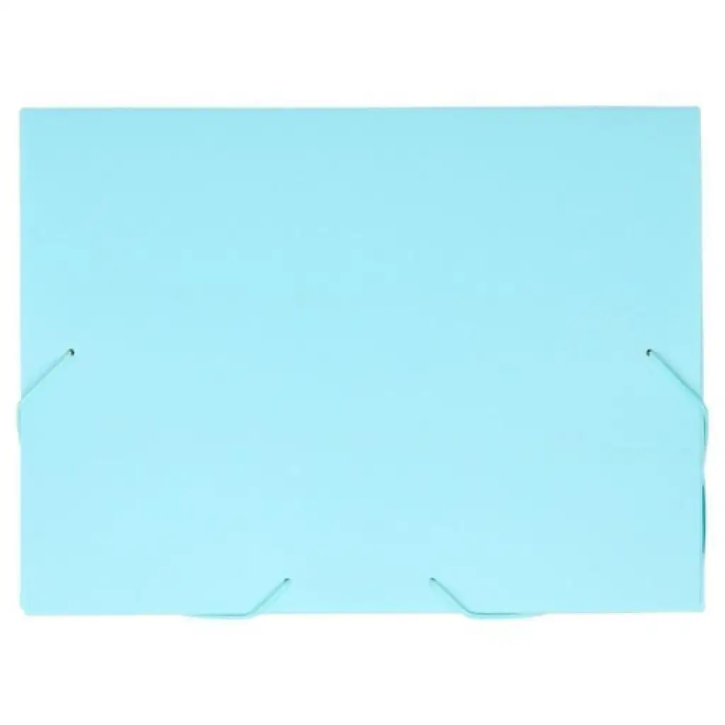 imagen de Spirit: Caja de carpeta de goma azul pastel A4 de 30 mm de grosor 1
