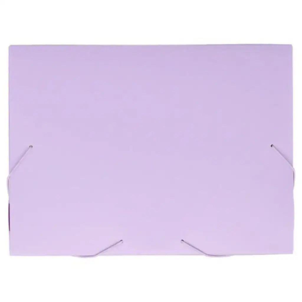imagen de Spirit: Caja de carpeta de goma lila pastel A4 de 30 mm de grosor 1
