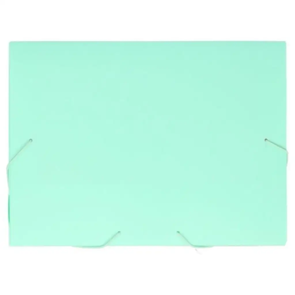 imagen de Spirit: Caja de carpeta de goma verde pastel A4 de 30 mm de grosor 1
