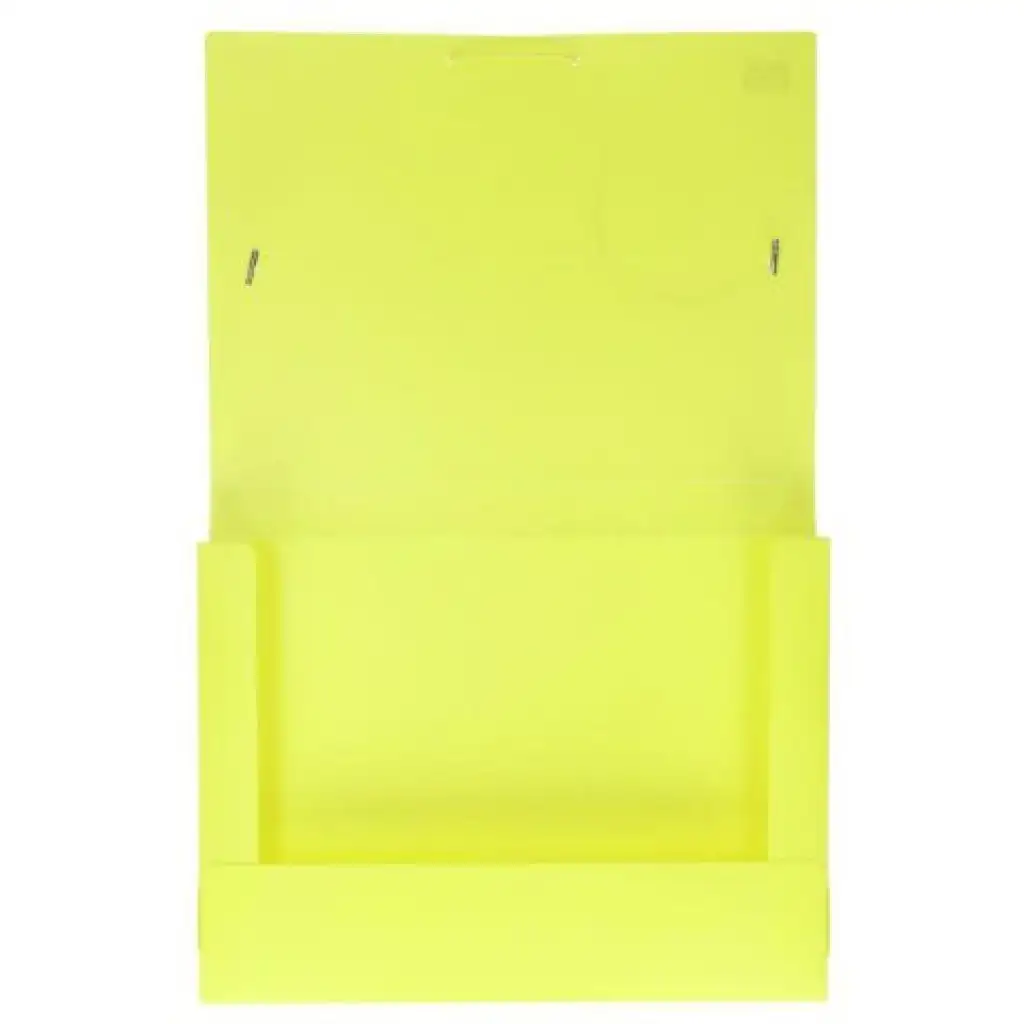 imagen de Spirit: Caja de cuadernos de goma amarilla neón A4 2