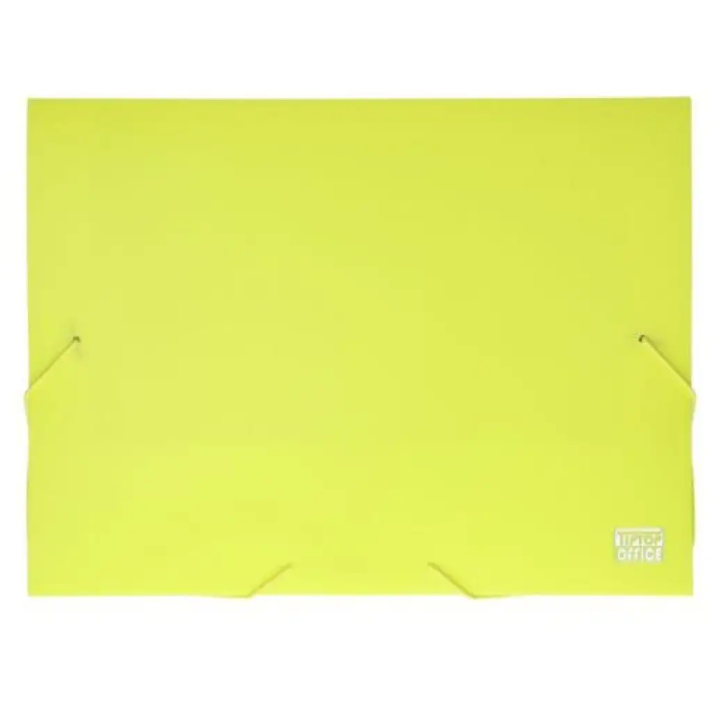 imagen de Spirit: Caja de cuadernos de goma amarilla neón A4 1