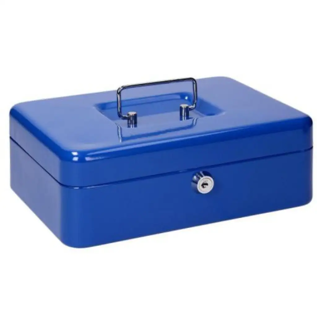 imagen de Spirit: Caja de dinero azul pequeña y cerrable - CB320 1