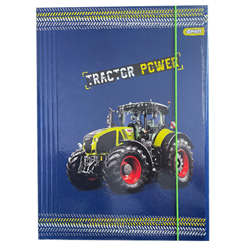 imagen de Spirit: Carpeta azul con goma de tractor A4 1