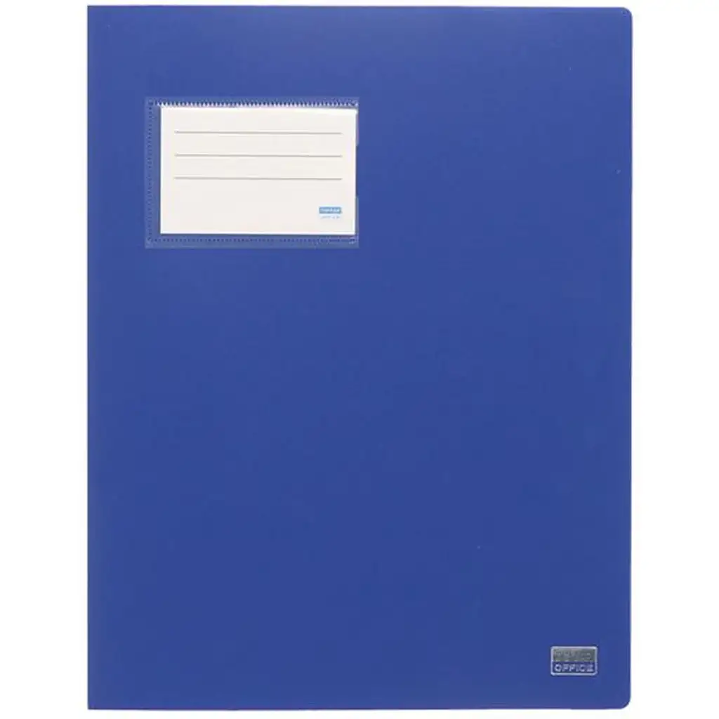 imagen de Spirit: Carpeta de anillas con soporte para tarjetas en color azul oscuro A4 1
