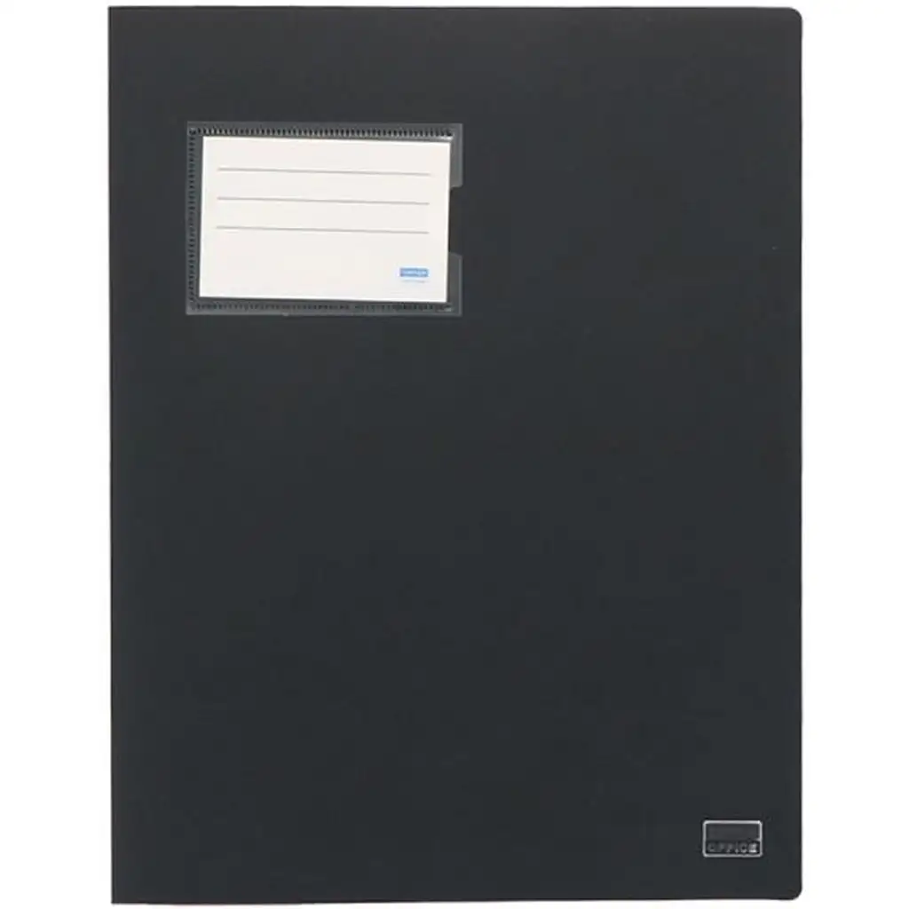 imagen de Spirit: Carpeta de anillas con soporte para tarjetas en color negro A4 1