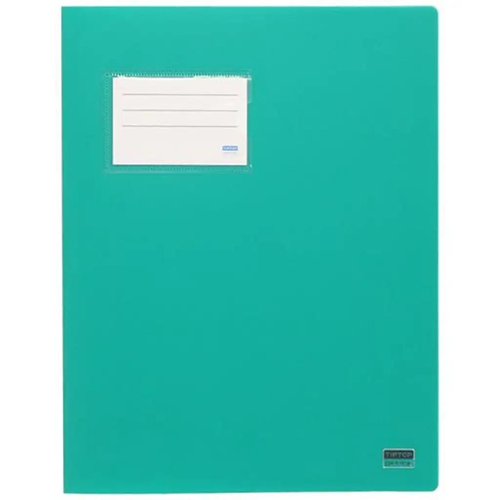 imagen de Spirit: Carpeta de anillas con soporte para tarjetas en color verde turquesa A4 1
