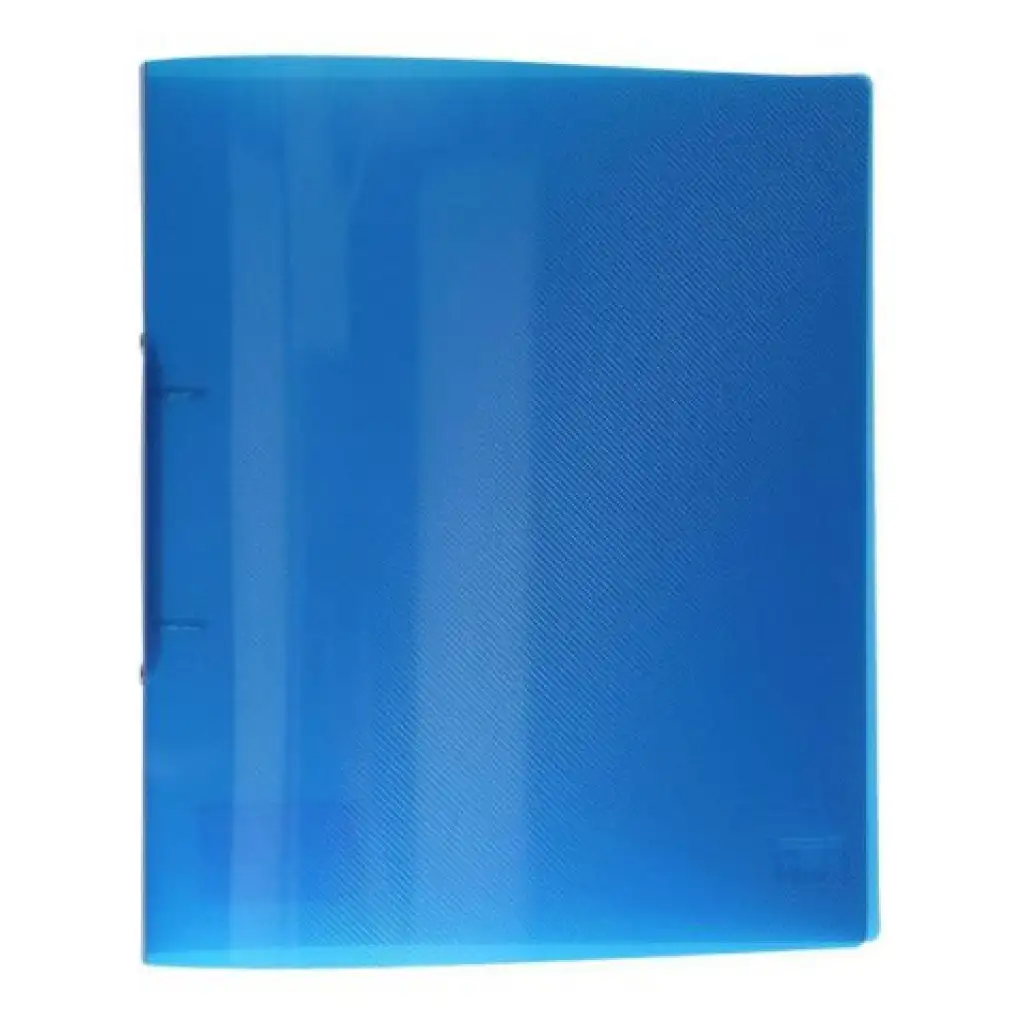 imagen de Spirit: Carpeta de anillas transparente azul de 30 mm A4 1